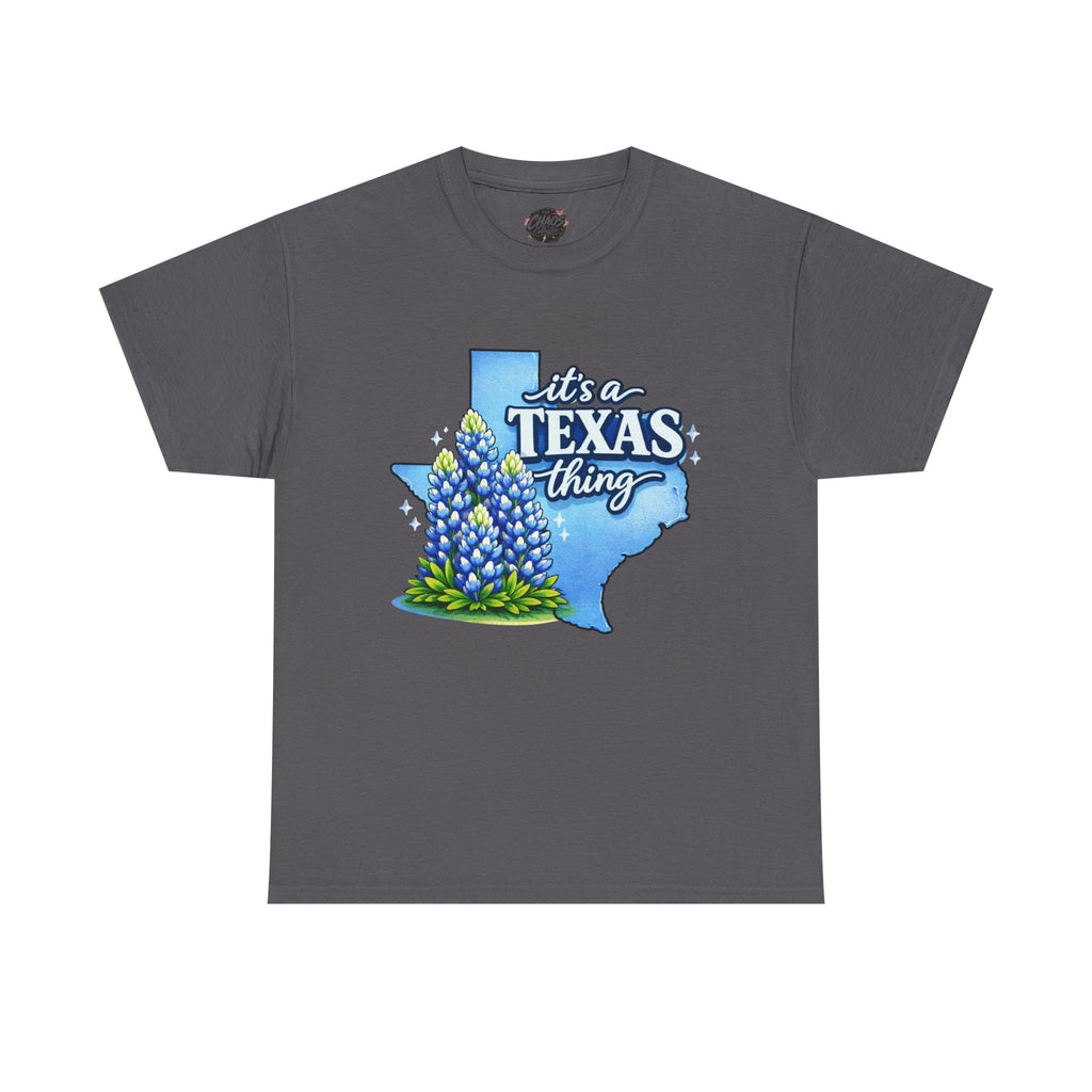 Texas Bluebonnet T‑Shirt | "It's a Texas Thing" State Pride Tee