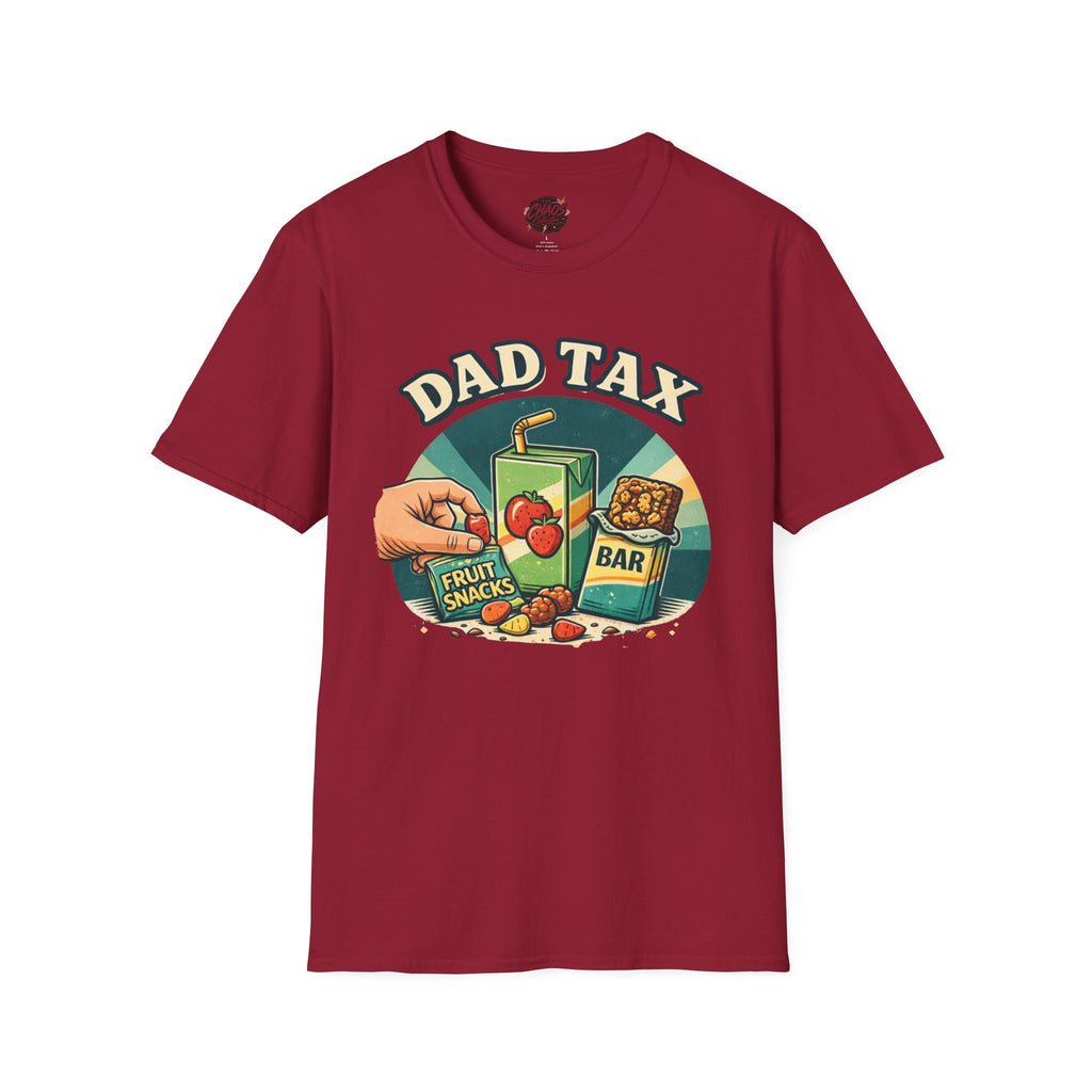 Dad Tax Shirt – Funny Dad Snack Tax T-Shirt, Father Humor Tee, Snack Stealing Dad Shirt, Dad Life Graphic Tee