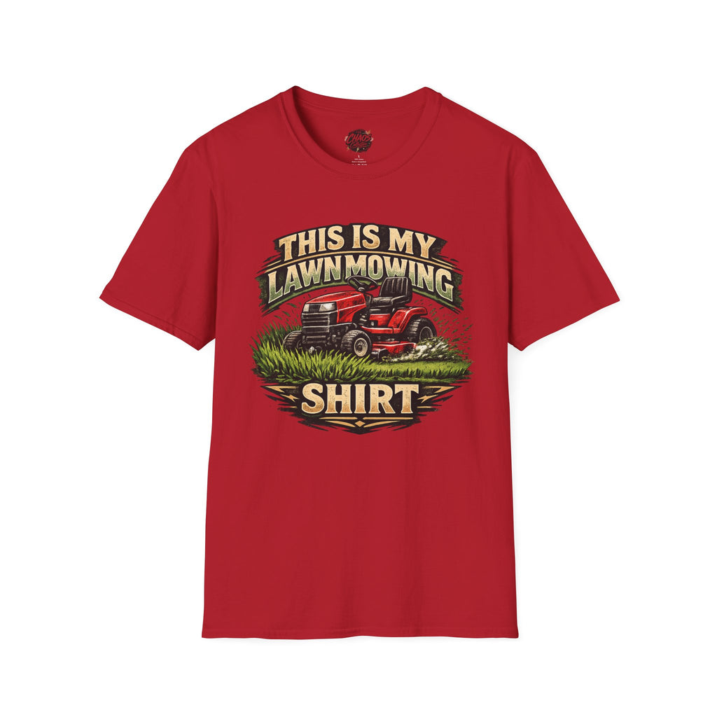 This Is My Lawn Mowing Shirt T-Shirt — Funny Lawn Care Tee for Gardeners & Yard Lovers