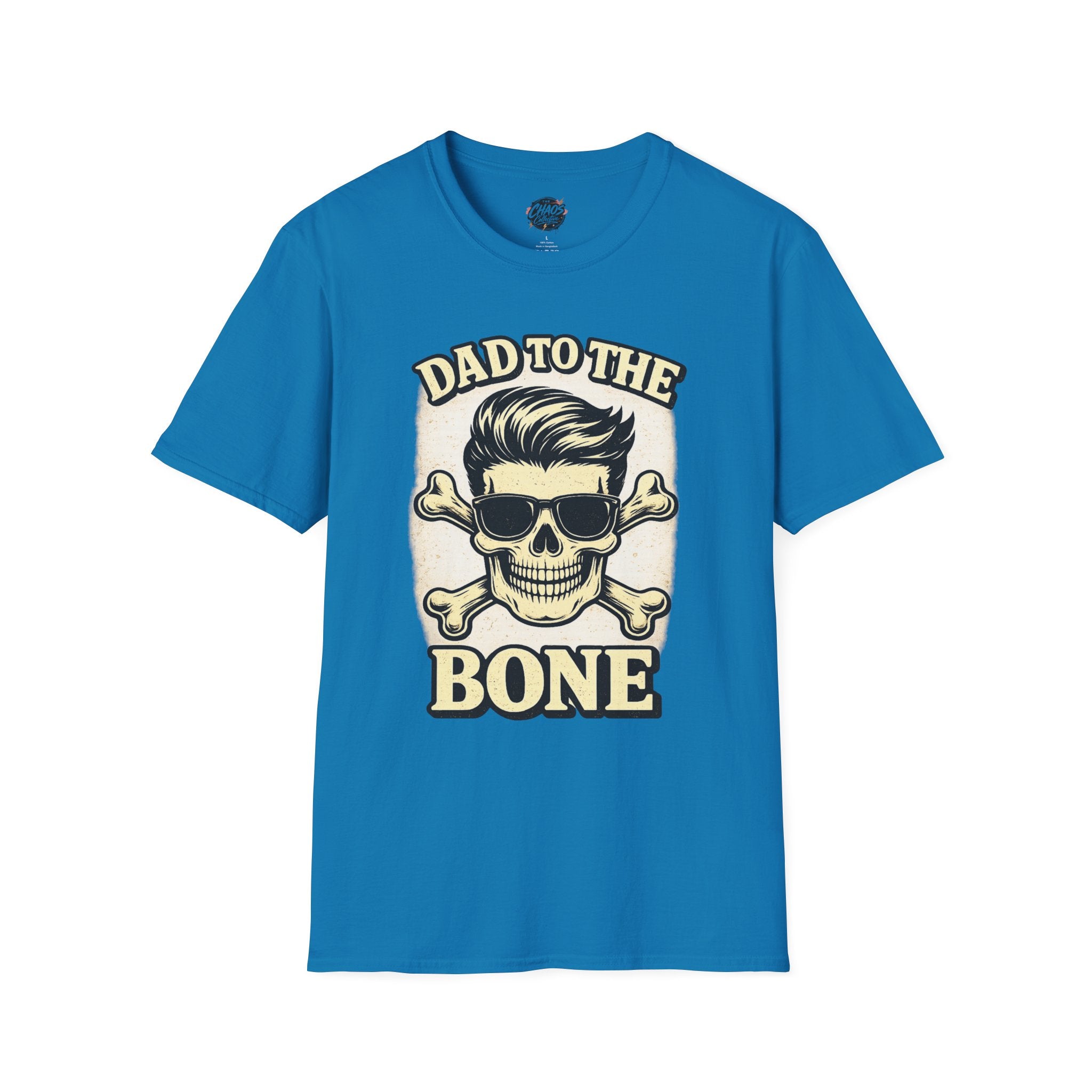 Dad To The Bone Shirt – Funny Dad Skull T-Shirt, Retro Dad Graphic Tee, Cool Dad Gift, Father’s Day Dad Shirt