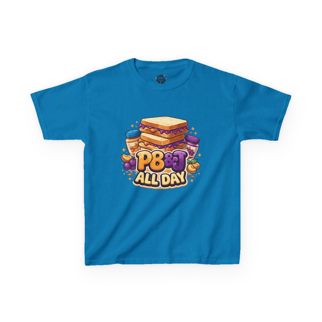 Kids PB&J 'PB All Day' T-Shirt — Cute Peanut Butter Jelly Tee for Children