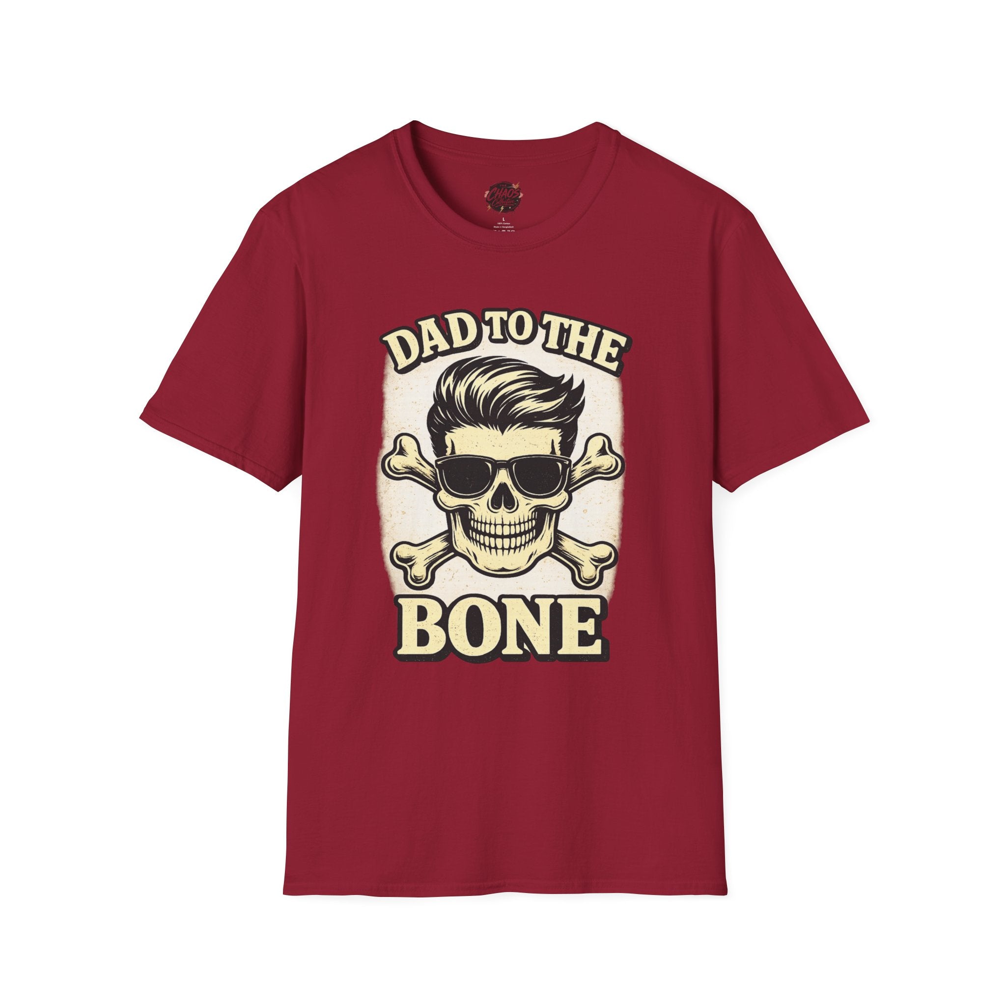 Dad To The Bone Shirt – Funny Dad Skull T-Shirt, Retro Dad Graphic Tee, Cool Dad Gift, Father’s Day Dad Shirt