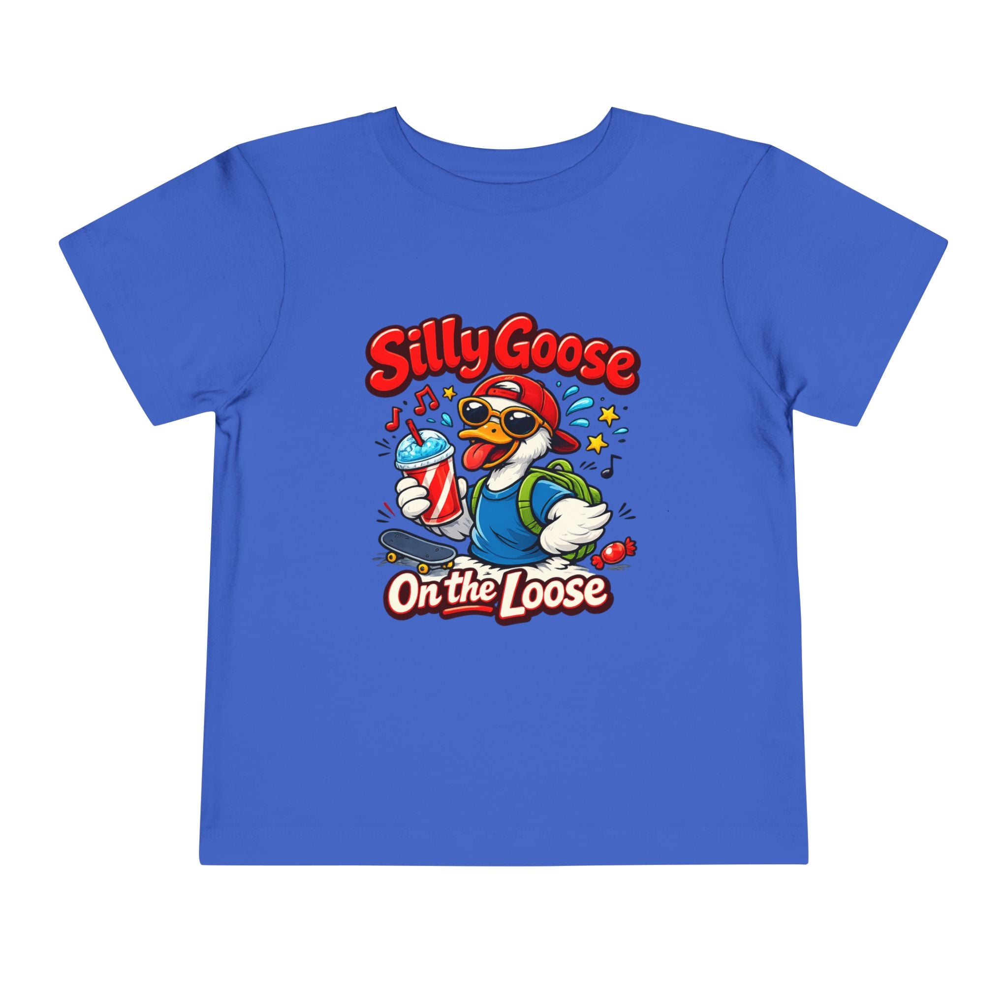 Silly Goose Toddler Tee — Silly Goose On the Loose Cute Cartoon Kids Shirt