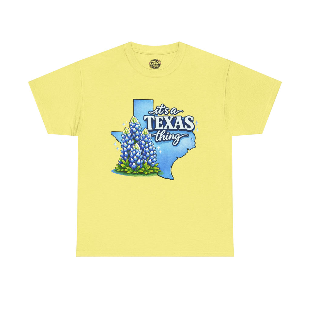 Texas Bluebonnet T‑Shirt | "It's a Texas Thing" State Pride Tee