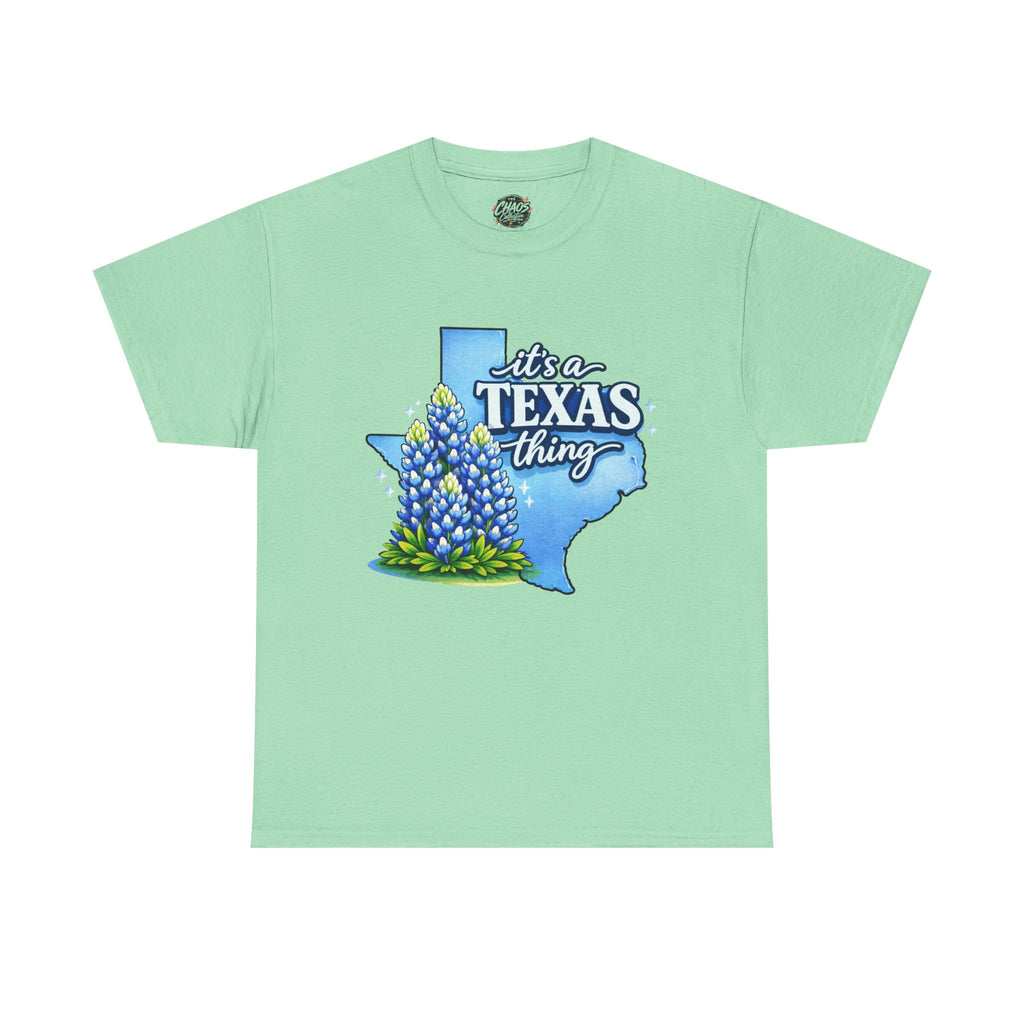 Texas Bluebonnet T‑Shirt | "It's a Texas Thing" State Pride Tee