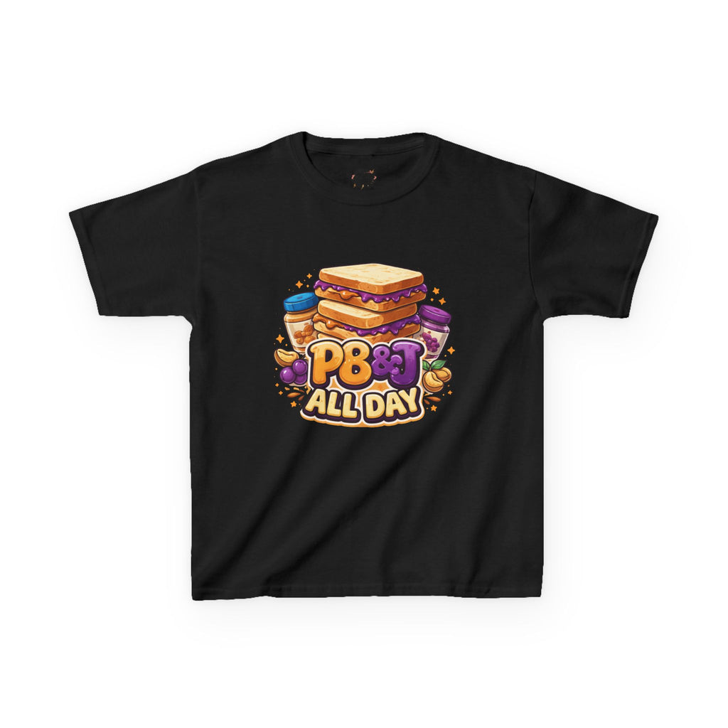 Kids PB&J 'PB All Day' T-Shirt — Cute Peanut Butter Jelly Tee for Children