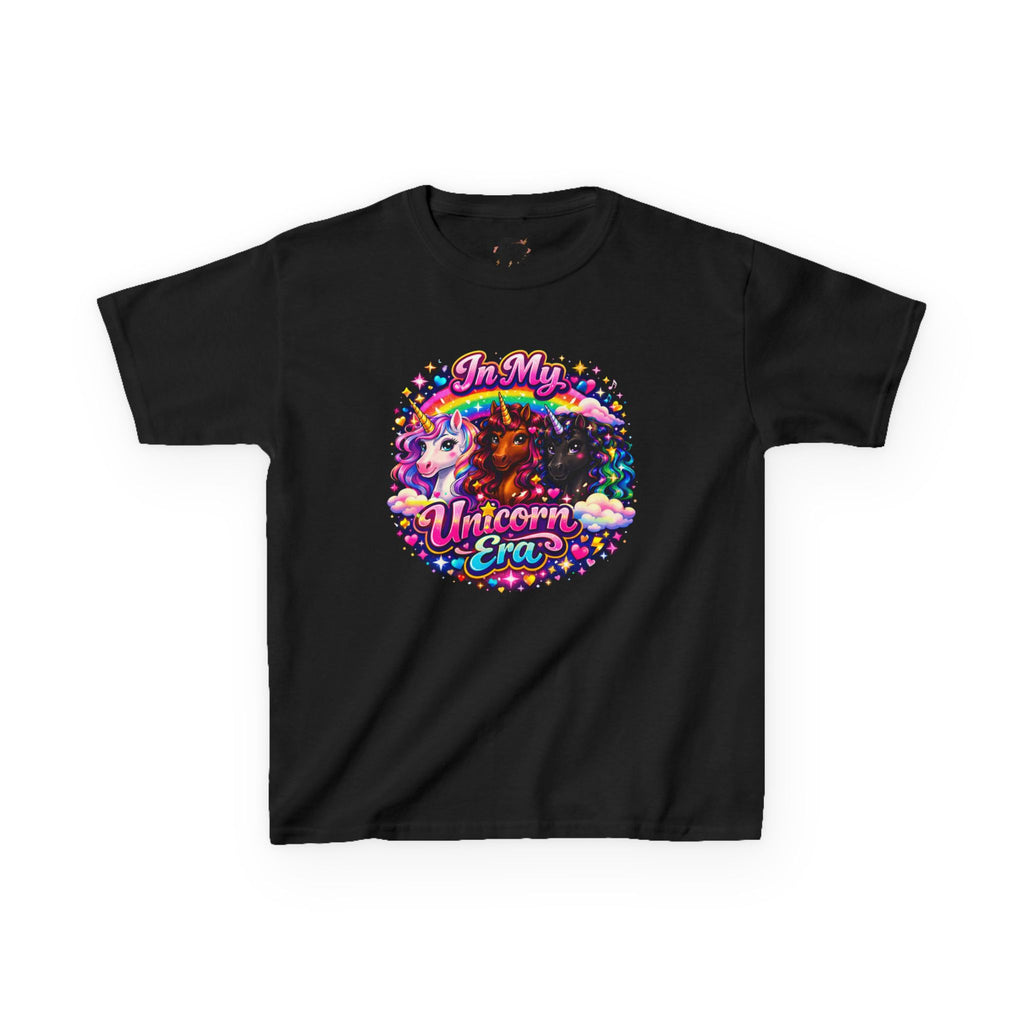 In My Unicorn Era Shirt – Girls Pink Unicorn T-Shirt, 90s Retro Unicorn Tee, Cute Magical Kids Shirt