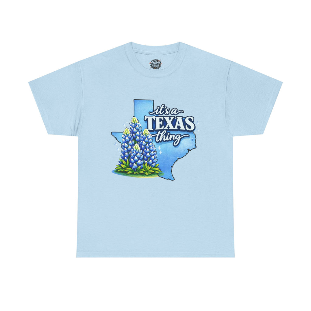 Texas Bluebonnet T‑Shirt | "It's a Texas Thing" State Pride Tee