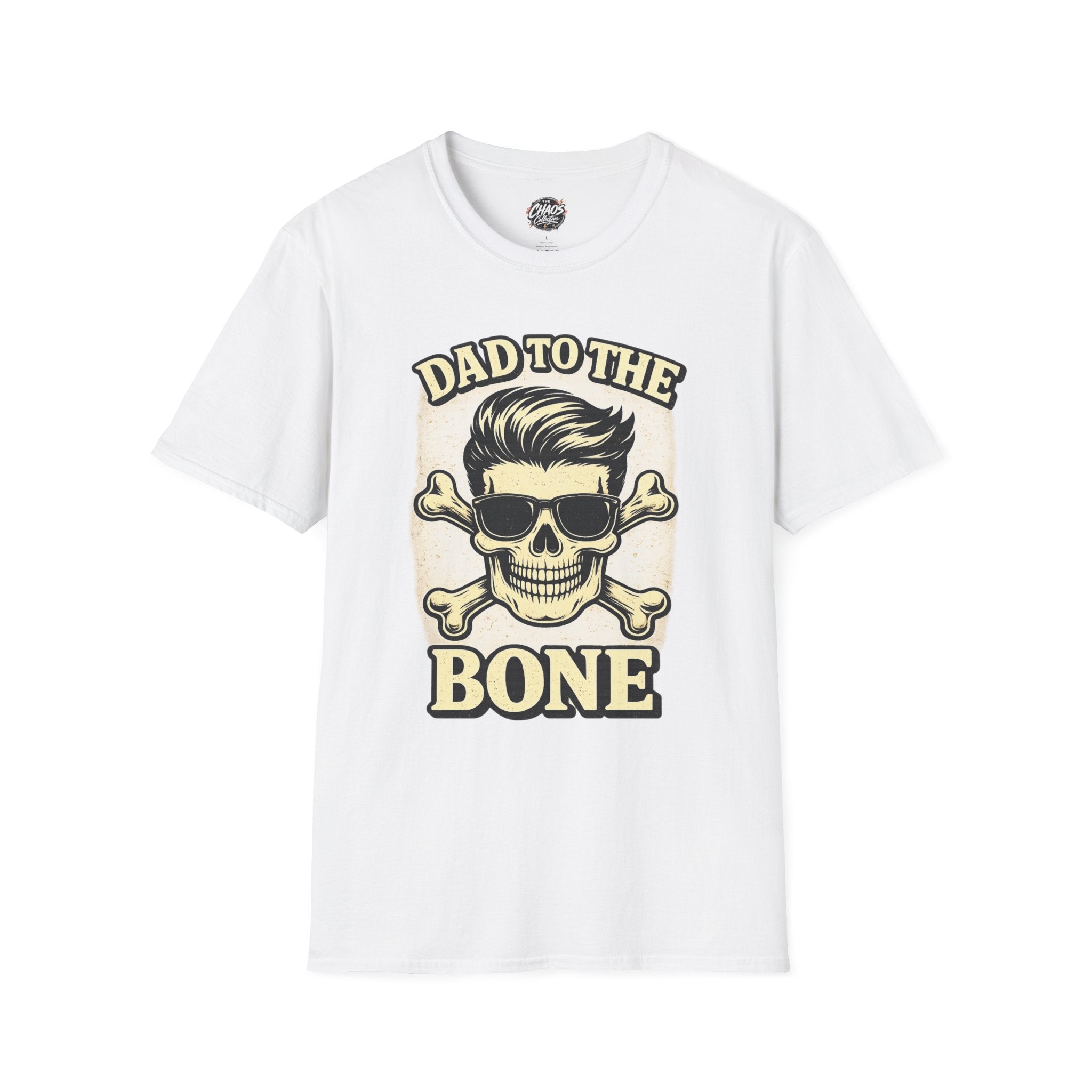 Dad To The Bone Shirt – Funny Dad Skull T-Shirt, Retro Dad Graphic Tee, Cool Dad Gift, Father’s Day Dad Shirt