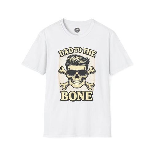 Dad To The Bone Shirt – Funny Dad Skull T-Shirt, Retro Dad Graphic Tee, Cool Dad Gift, Father’s Day Dad Shirt