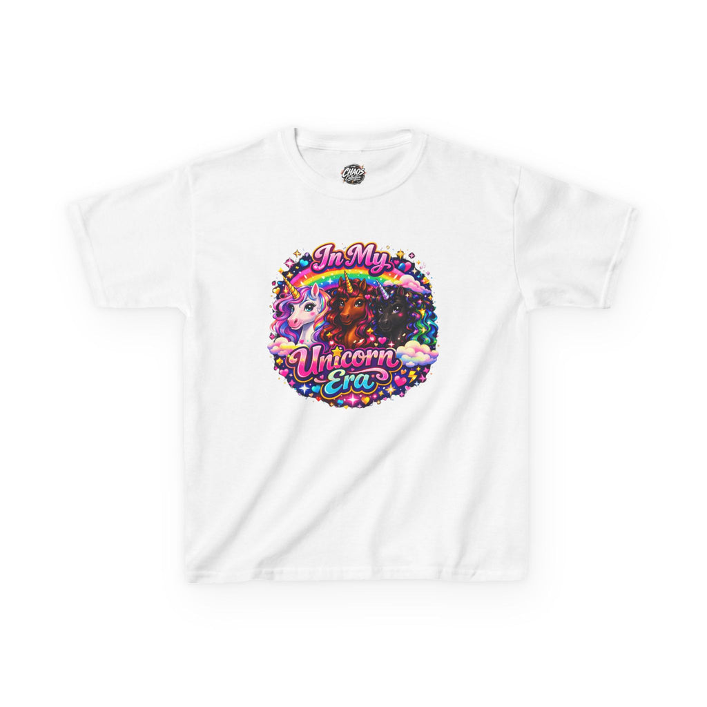 In My Unicorn Era Shirt – Girls Pink Unicorn T-Shirt, 90s Retro Unicorn Tee, Cute Magical Kids Shirt