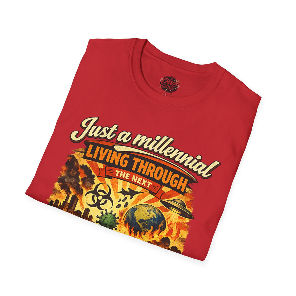 Just a Millennial Living Through the Next Historical Event Shirt, Funny Millennial T-Shirt, Relatable Humor Tee