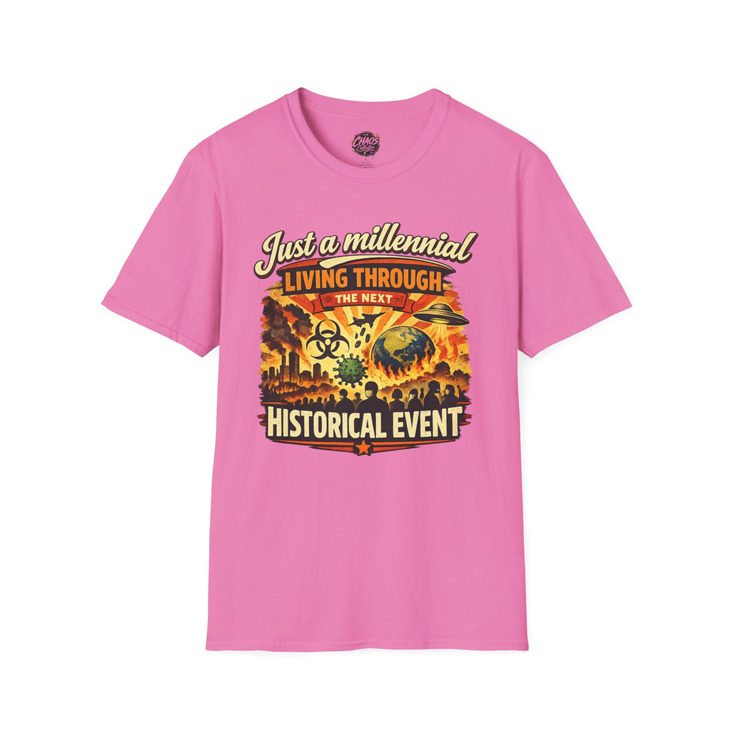 Just a Millennial Living Through the Next Historical Event Shirt, Funny Millennial T-Shirt, Relatable Humor Tee