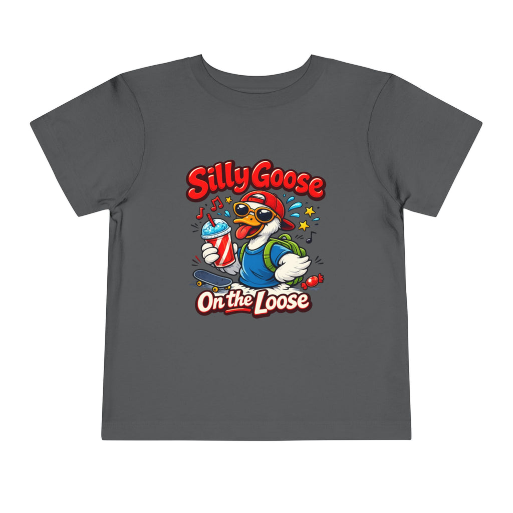 Silly Goose Toddler Tee — Silly Goose On the Loose Cute Cartoon Kids Shirt