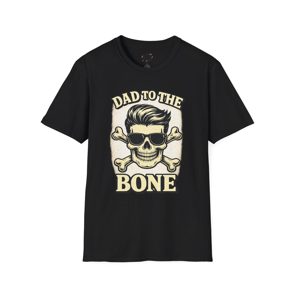 Dad To The Bone Shirt – Funny Dad Skull T-Shirt, Retro Dad Graphic Tee, Cool Dad Gift, Father’s Day Dad Shirt