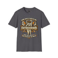 Fatherhood Rock T-Shirt — "Some Days It Rocks Me" Retro Dad Tee