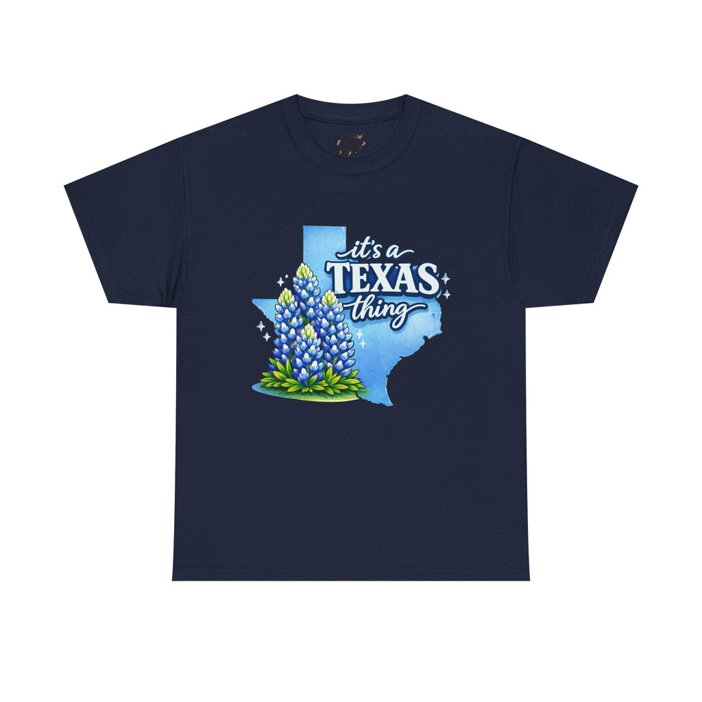 Texas Bluebonnet T‑Shirt | "It's a Texas Thing" State Pride Tee