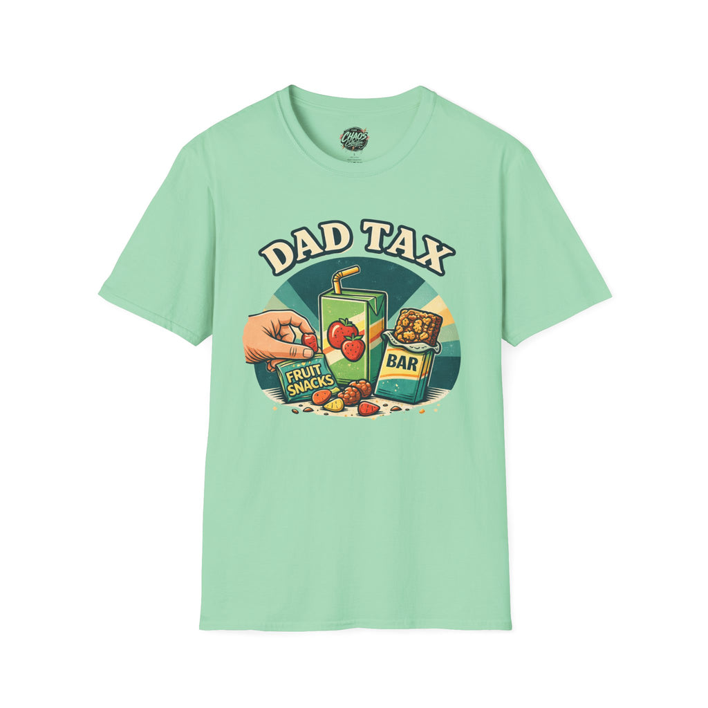 Dad Tax Shirt – Funny Dad Snack Tax T-Shirt, Father Humor Tee, Snack Stealing Dad Shirt, Dad Life Graphic Tee