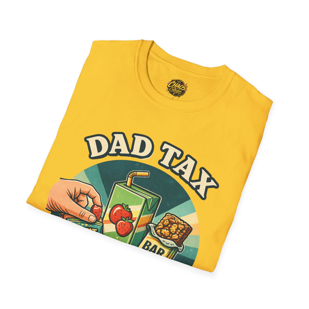 Dad Tax Shirt – Funny Dad Snack Tax T-Shirt, Father Humor Tee, Snack Stealing Dad Shirt, Dad Life Graphic Tee