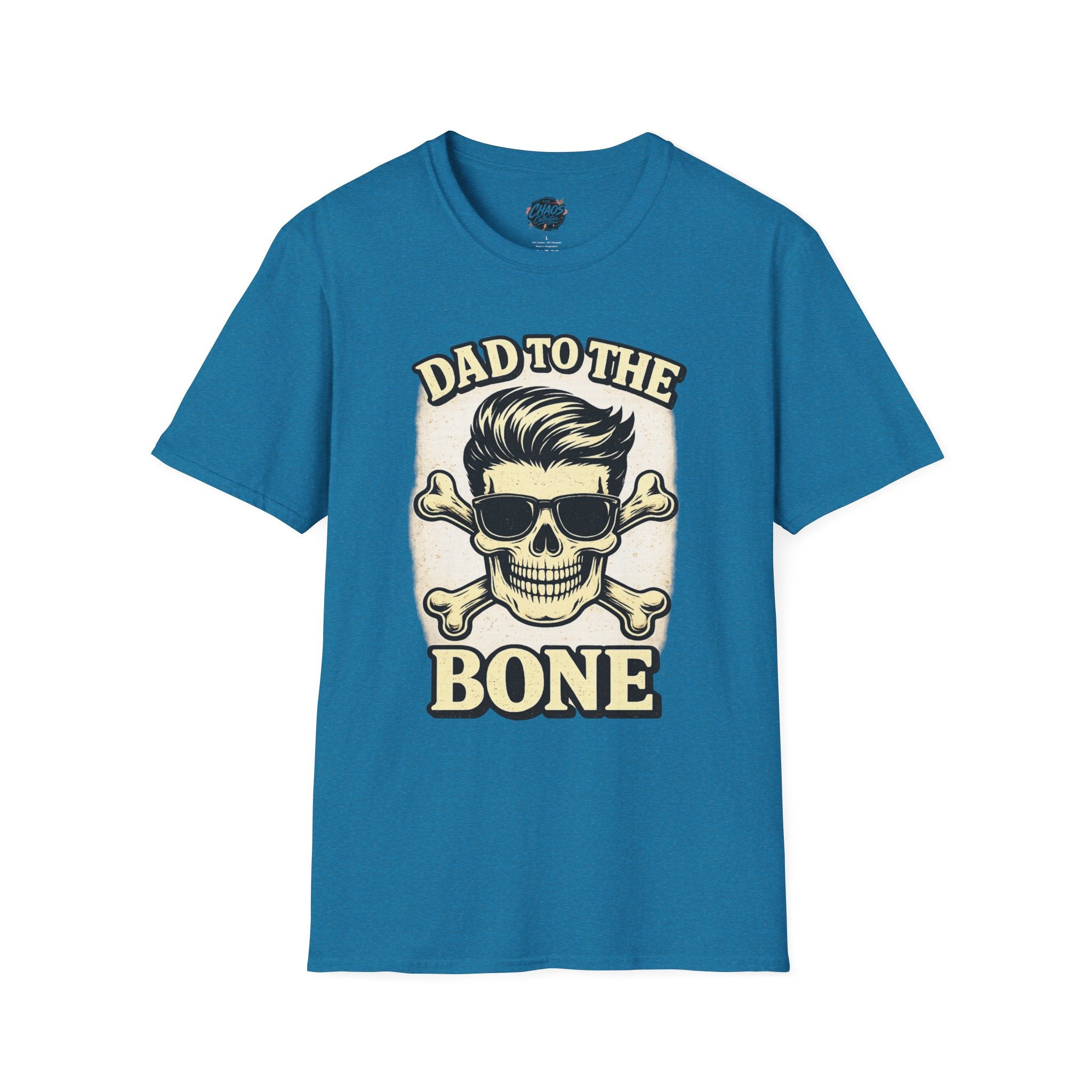 Dad To The Bone Shirt – Funny Dad Skull T-Shirt, Retro Dad Graphic Tee, Cool Dad Gift, Father’s Day Dad Shirt