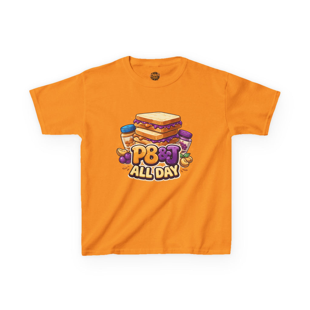 Kids PB&J 'PB All Day' T-Shirt — Cute Peanut Butter Jelly Tee for Children