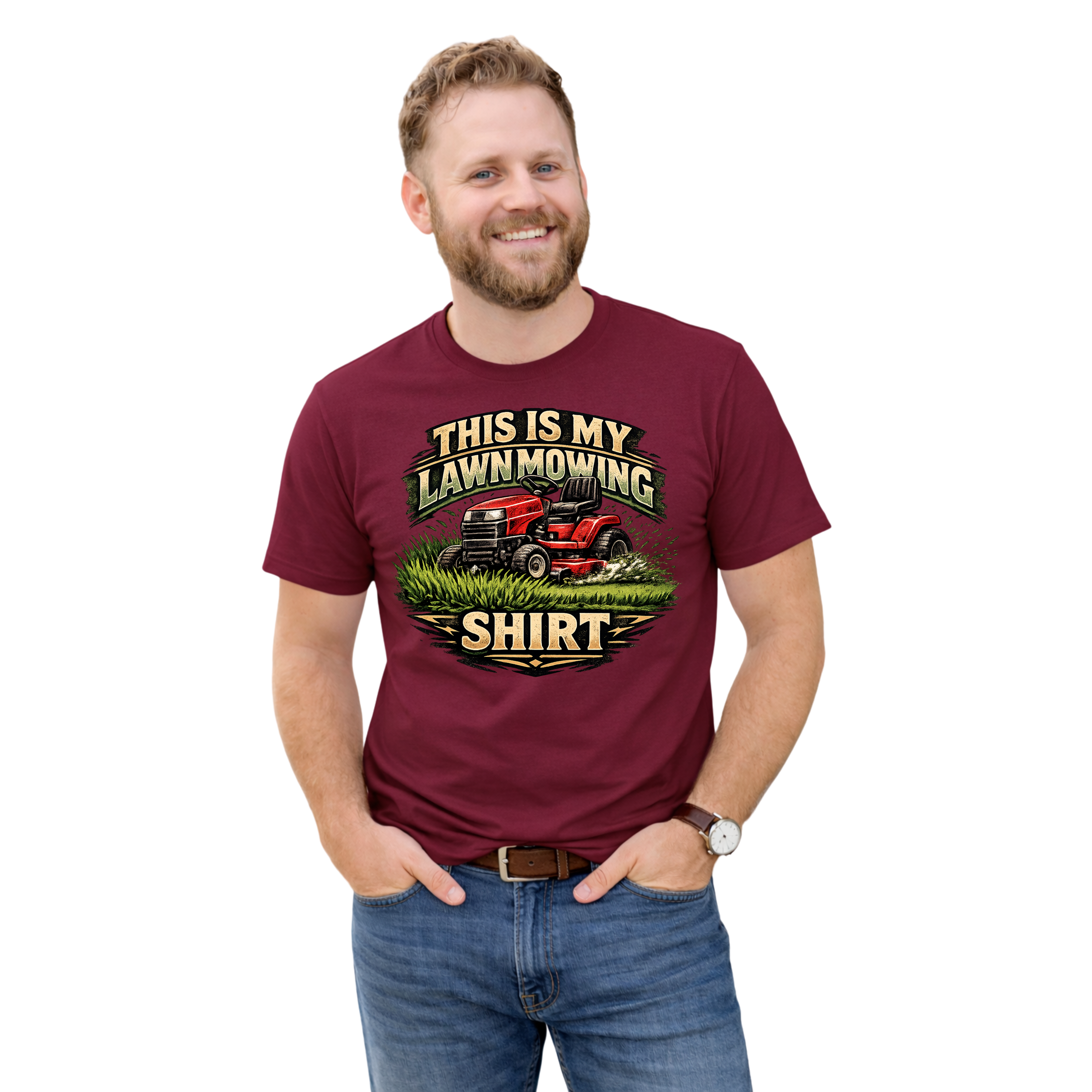 This Is My Lawn Mowing Shirt T-Shirt — Funny Lawn Care Tee for Gardeners & Yard Lovers