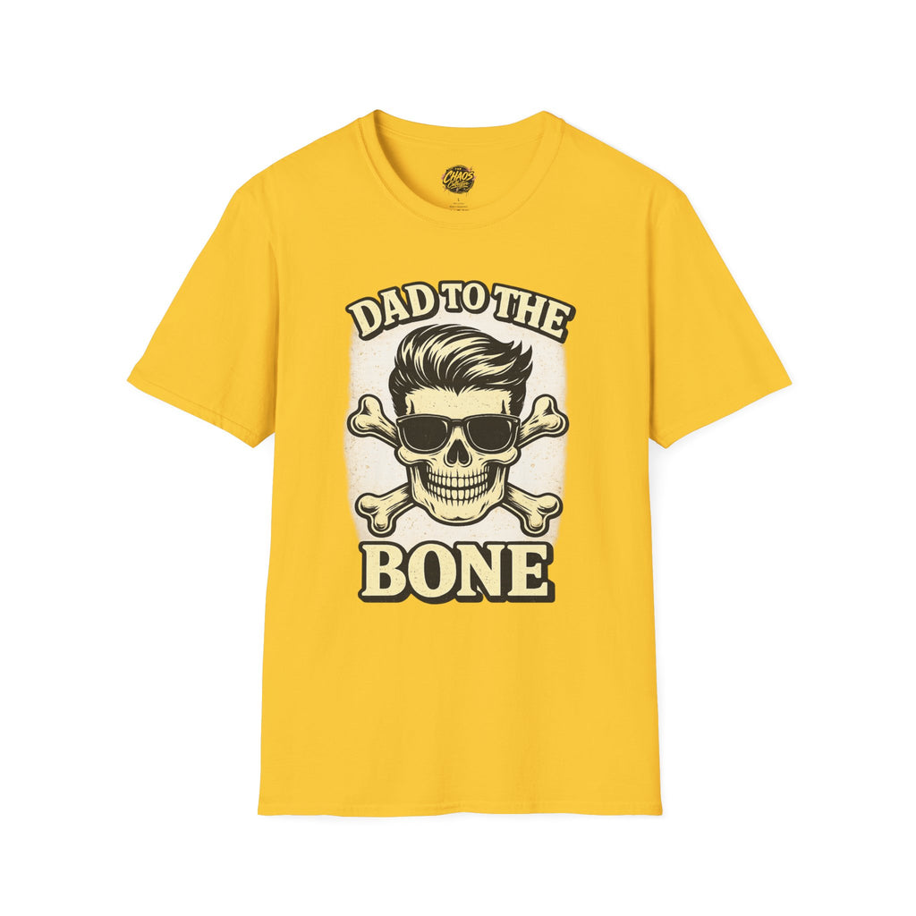 Dad To The Bone Shirt – Funny Dad Skull T-Shirt, Retro Dad Graphic Tee, Cool Dad Gift, Father’s Day Dad Shirt
