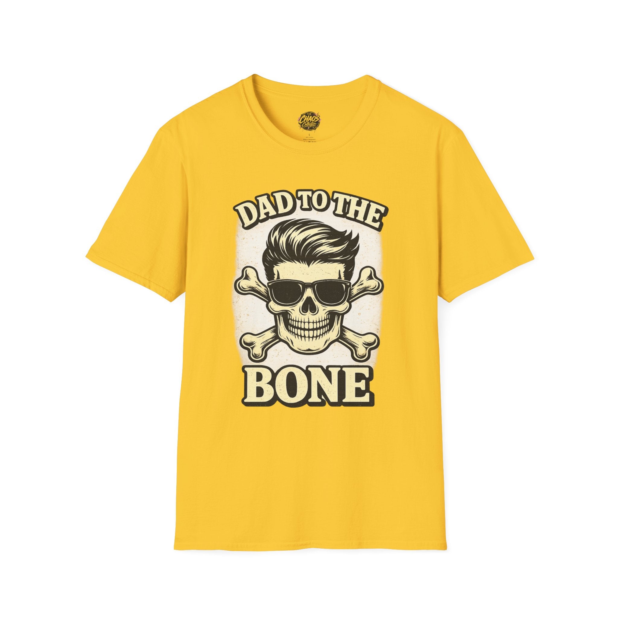 Dad To The Bone Shirt – Funny Dad Skull T-Shirt, Retro Dad Graphic Tee, Cool Dad Gift, Father’s Day Dad Shirt