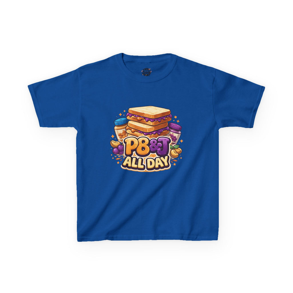 Kids PB&J 'PB All Day' T-Shirt — Cute Peanut Butter Jelly Tee for Children
