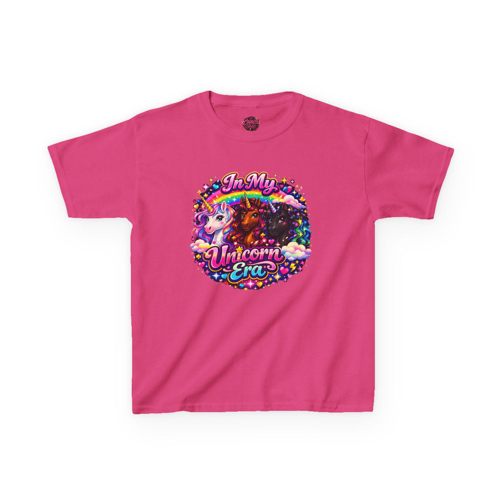 In My Unicorn Era Shirt – Girls Pink Unicorn T-Shirt, 90s Retro Unicorn Tee, Cute Magical Kids Shirt