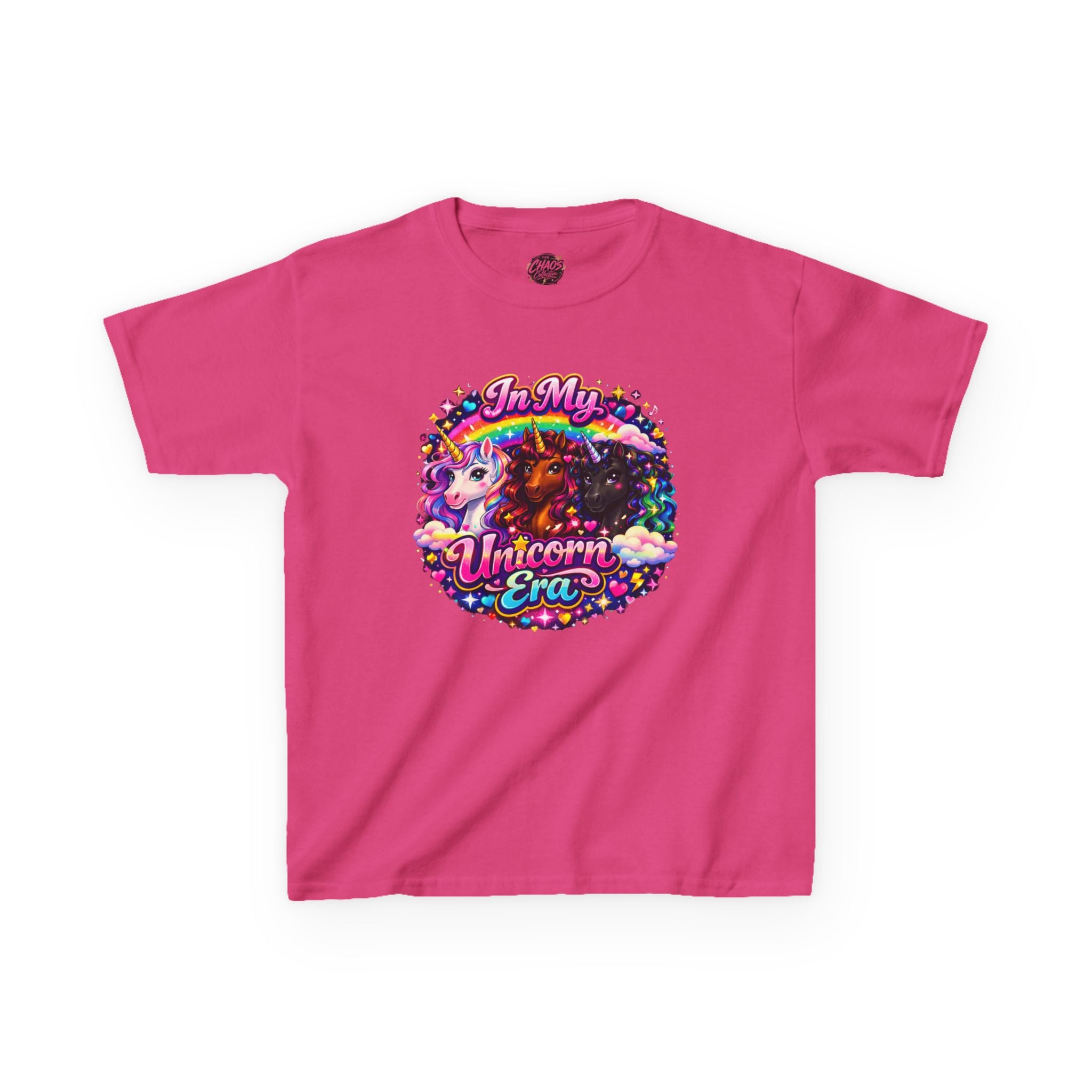 In My Unicorn Era Shirt – Girls Pink Unicorn T-Shirt, 90s Retro Unicorn Tee, Cute Magical Kids Shirt