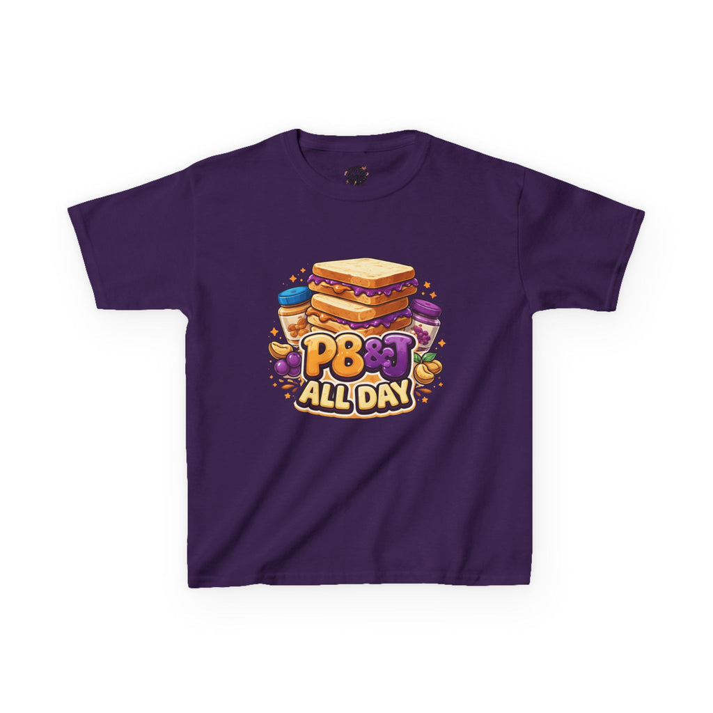 Kids PB&J 'PB All Day' T-Shirt — Cute Peanut Butter Jelly Tee for Children