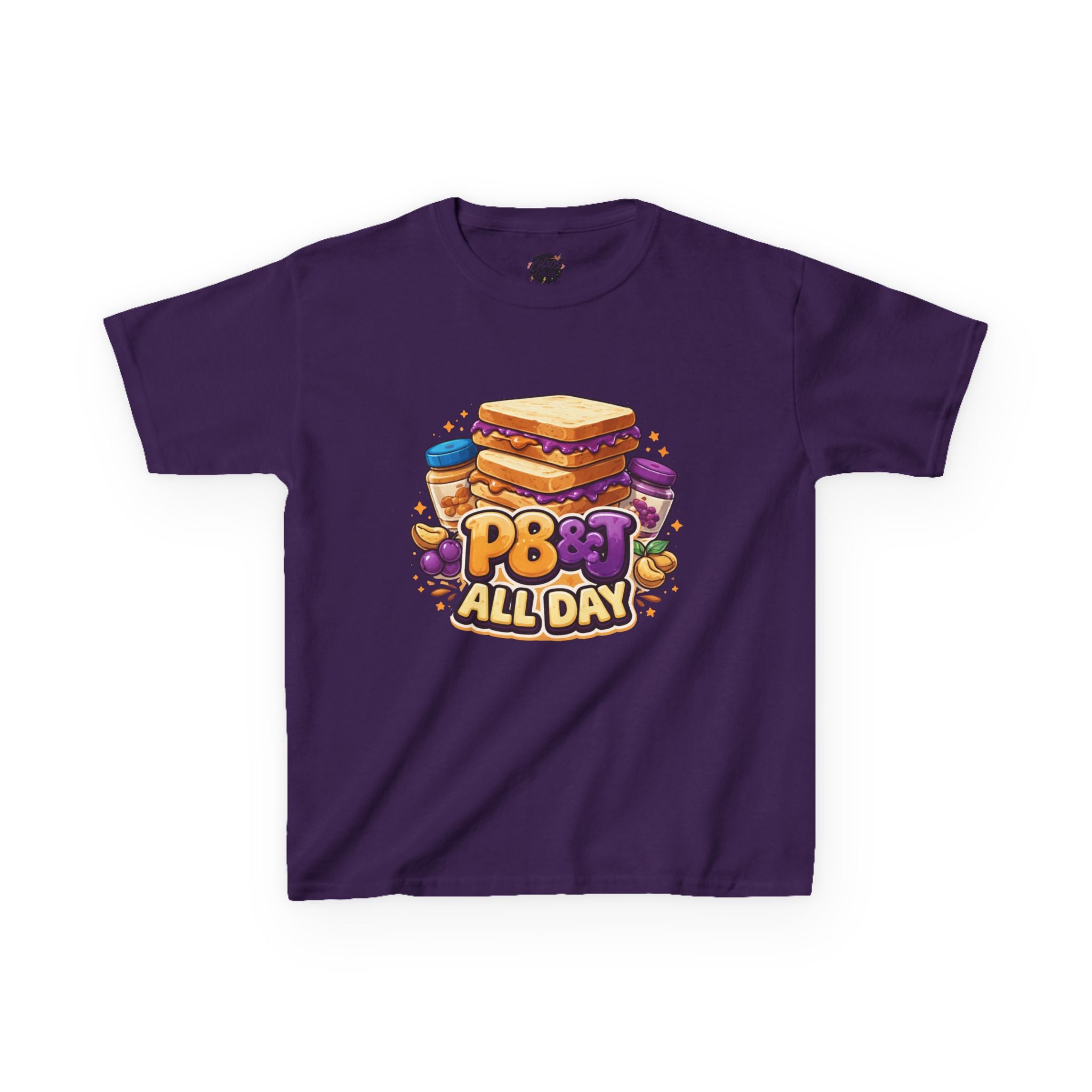 Kids PB&J 'PB All Day' T-Shirt — Cute Peanut Butter Jelly Tee for Children