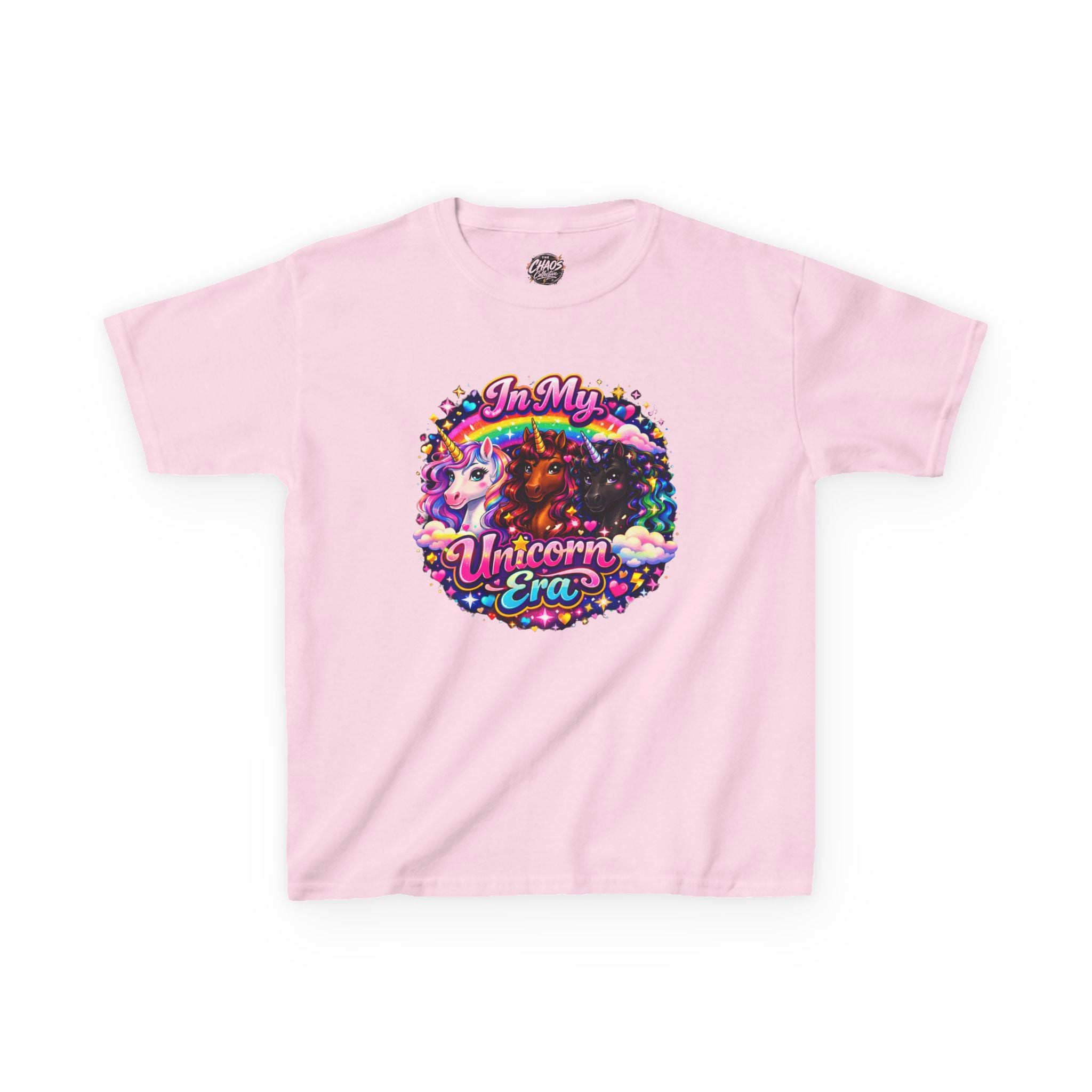 In My Unicorn Era Shirt – Girls Pink Unicorn T-Shirt, 90s Retro Unicorn Tee, Cute Magical Kids Shirt