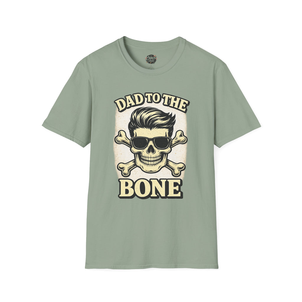 Dad To The Bone Shirt – Funny Dad Skull T-Shirt, Retro Dad Graphic Tee, Cool Dad Gift, Father’s Day Dad Shirt