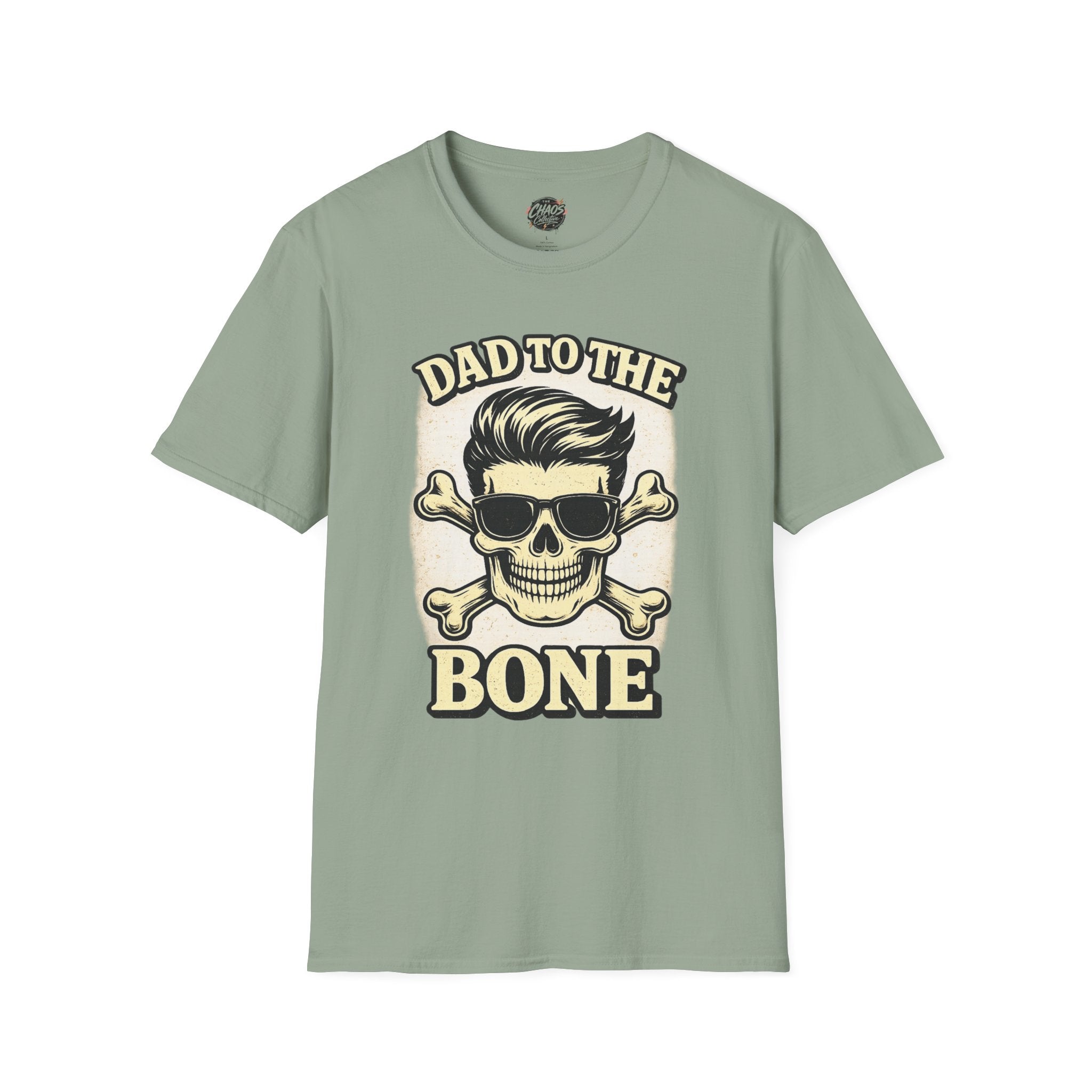 Dad To The Bone Shirt – Funny Dad Skull T-Shirt, Retro Dad Graphic Tee, Cool Dad Gift, Father’s Day Dad Shirt