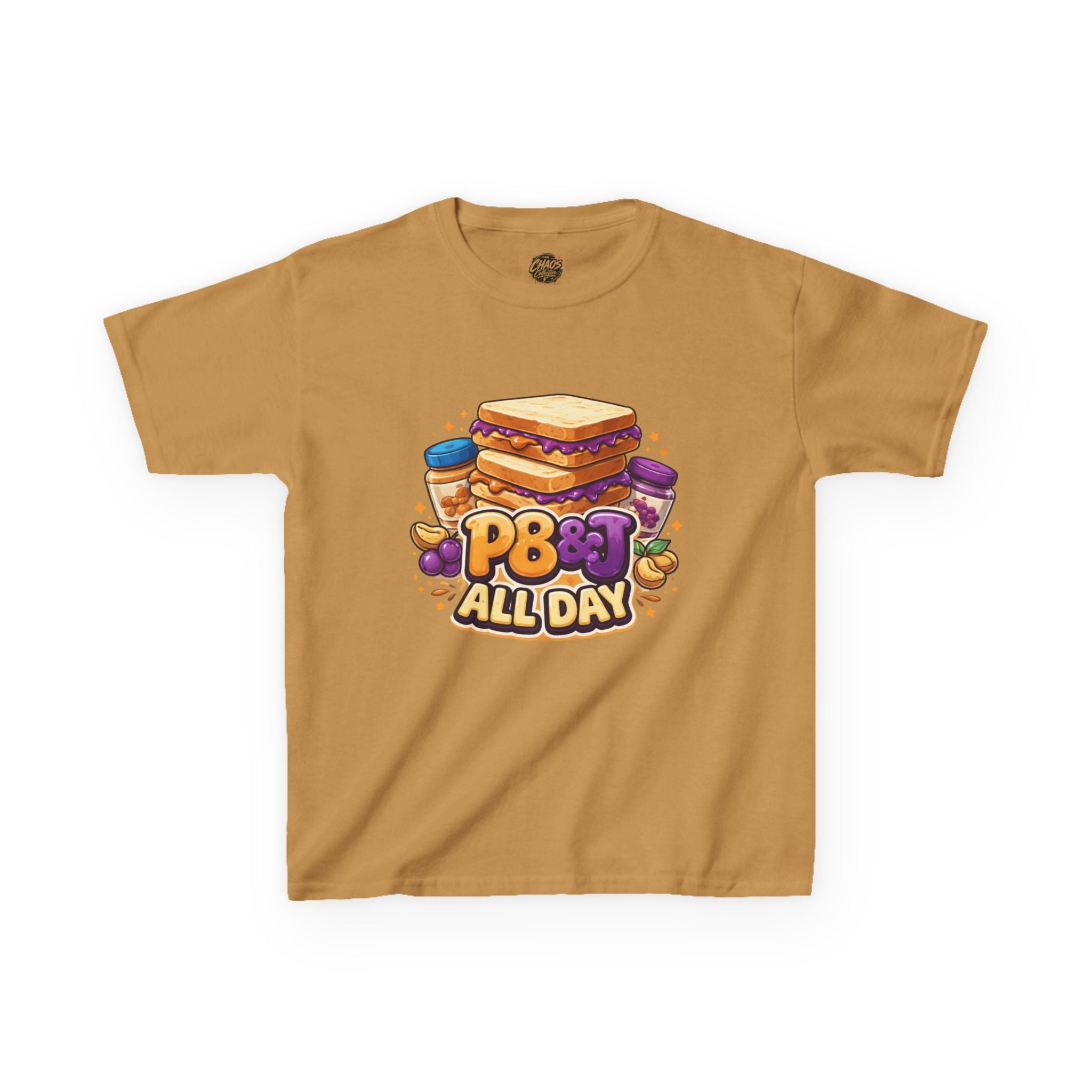 Kids PB&J 'PB All Day' T-Shirt — Cute Peanut Butter Jelly Tee for Children