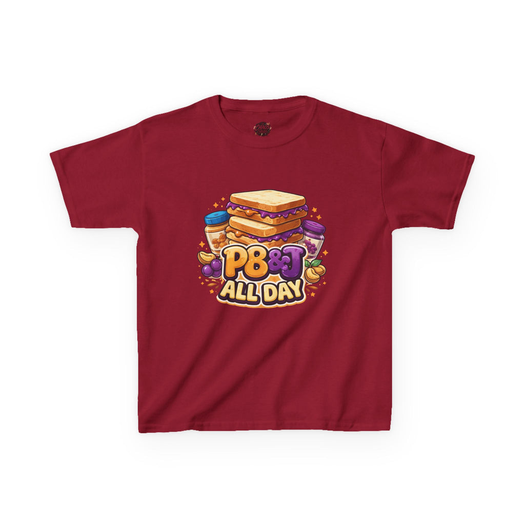 Kids PB&J 'PB All Day' T-Shirt — Cute Peanut Butter Jelly Tee for Children