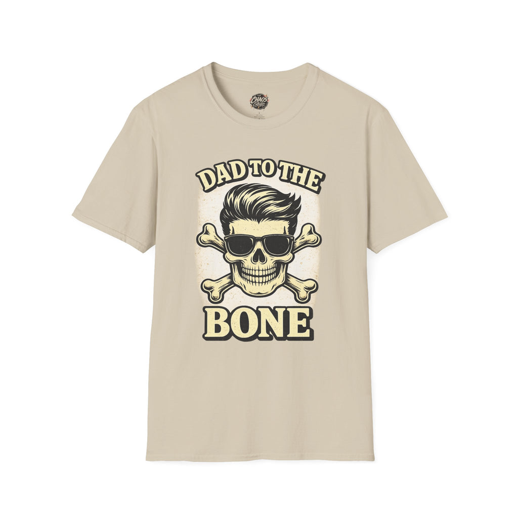 Dad To The Bone Shirt – Funny Dad Skull T-Shirt, Retro Dad Graphic Tee, Cool Dad Gift, Father’s Day Dad Shirt