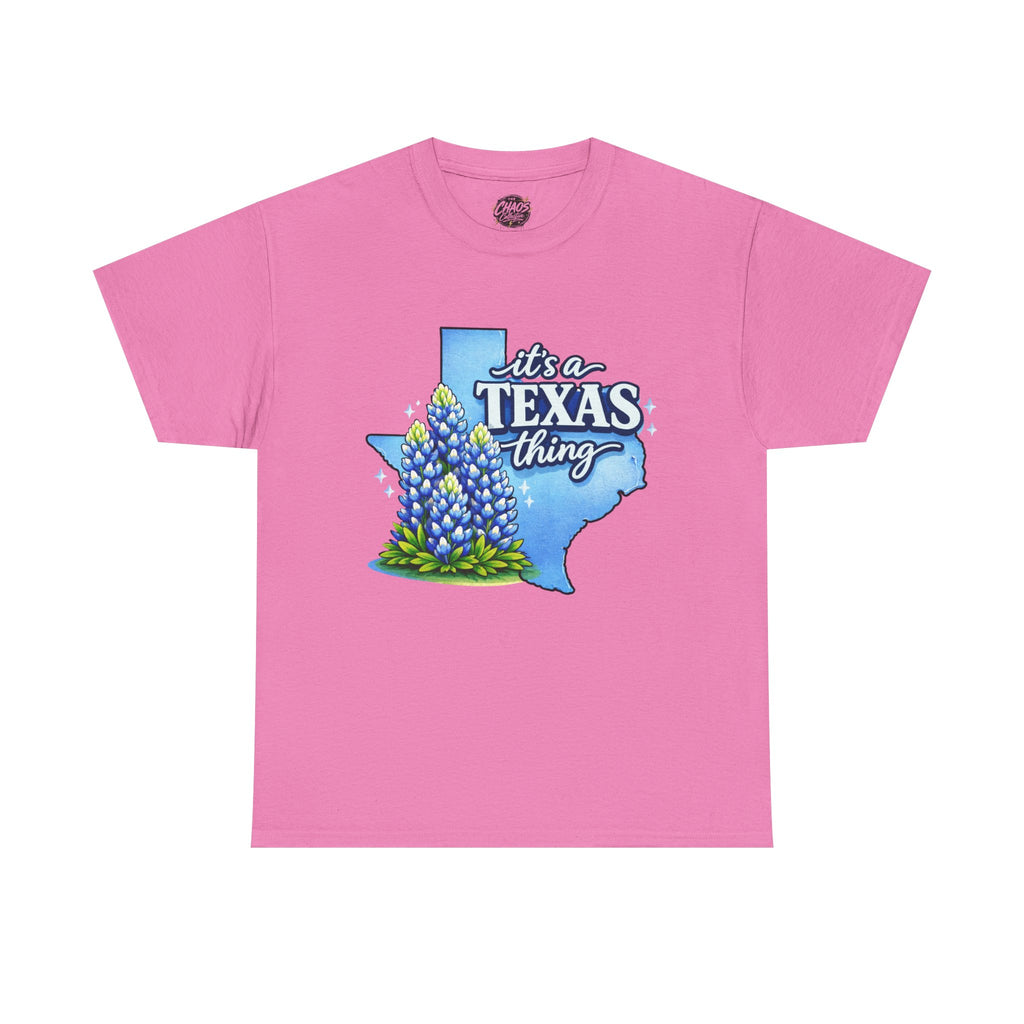 Texas Bluebonnet T‑Shirt | "It's a Texas Thing" State Pride Tee