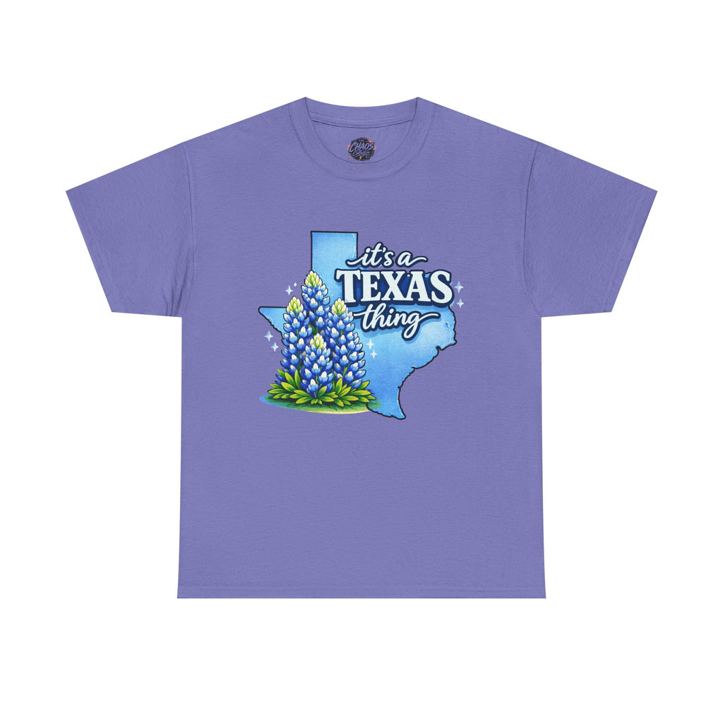 Texas Bluebonnet T‑Shirt | "It's a Texas Thing" State Pride Tee