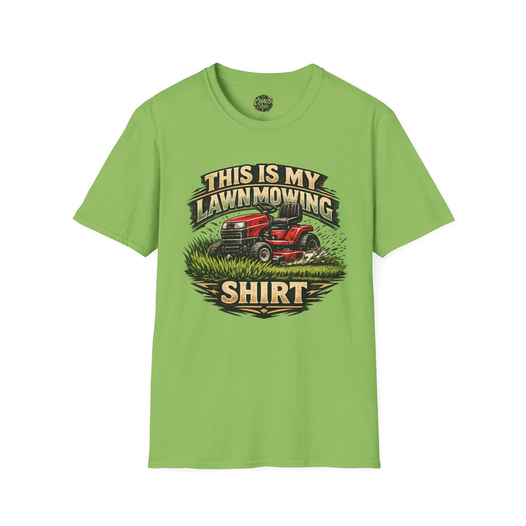 This Is My Lawn Mowing Shirt T-Shirt — Funny Lawn Care Tee for Gardeners & Yard Lovers