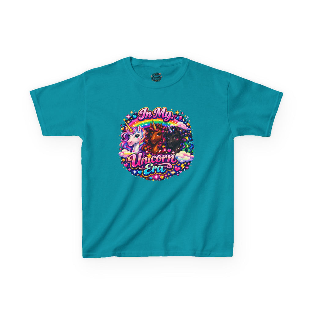 In My Unicorn Era Shirt – Girls Pink Unicorn T-Shirt, 90s Retro Unicorn Tee, Cute Magical Kids Shirt