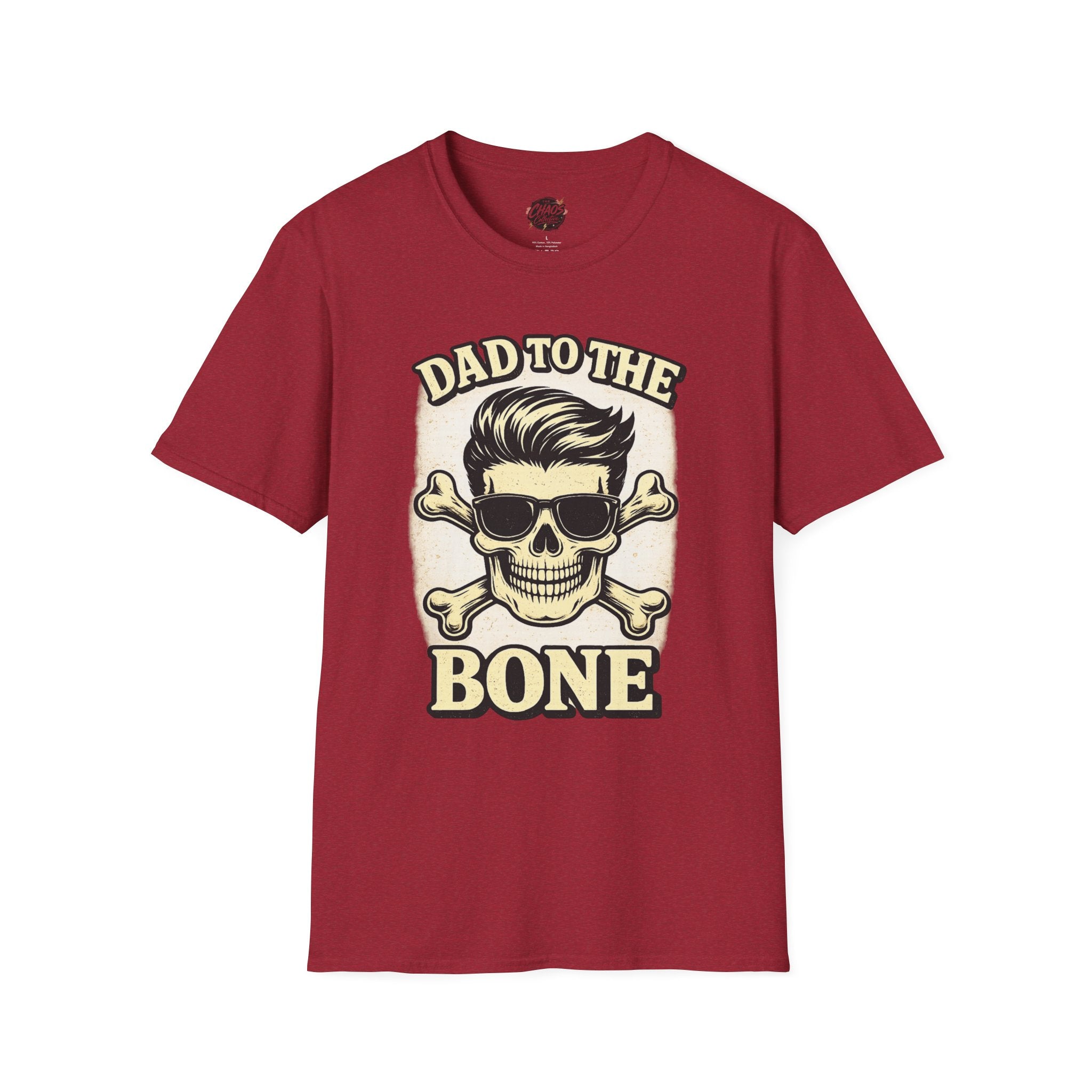 Dad To The Bone Shirt – Funny Dad Skull T-Shirt, Retro Dad Graphic Tee, Cool Dad Gift, Father’s Day Dad Shirt