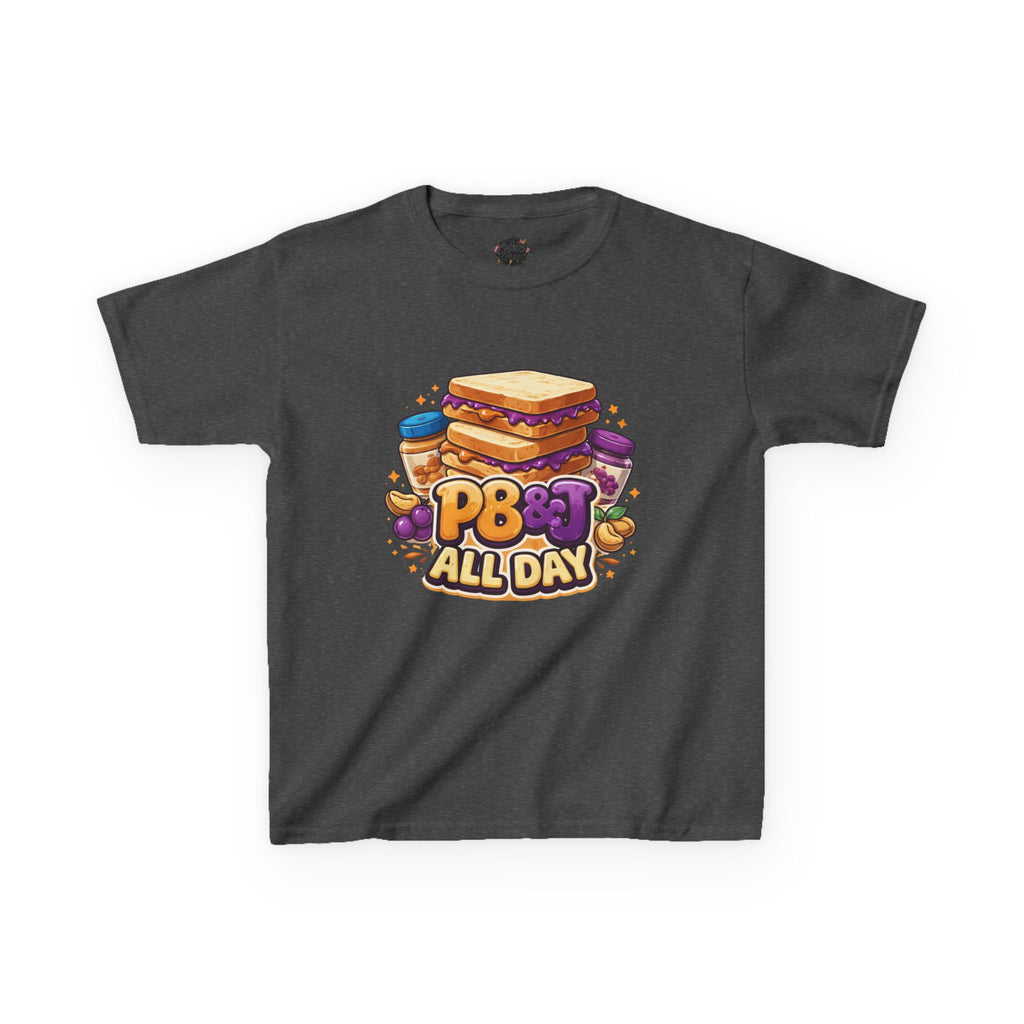 Kids PB&J 'PB All Day' T-Shirt — Cute Peanut Butter Jelly Tee for Children