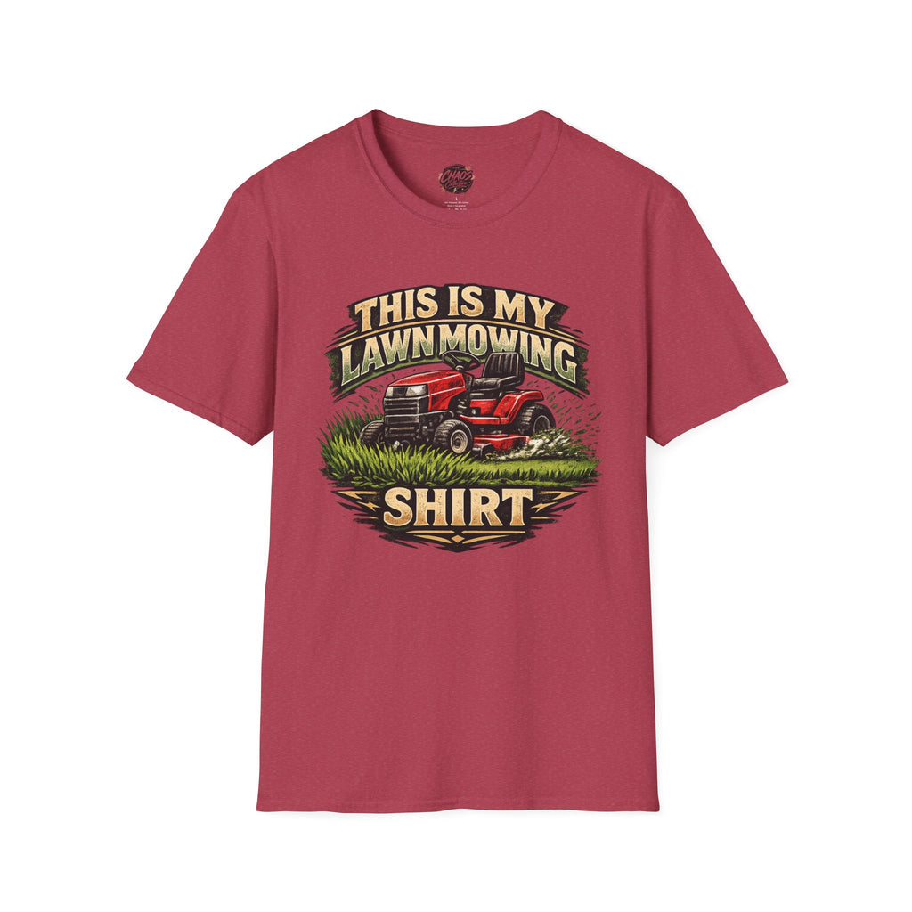 This Is My Lawn Mowing Shirt T-Shirt — Funny Lawn Care Tee for Gardeners & Yard Lovers
