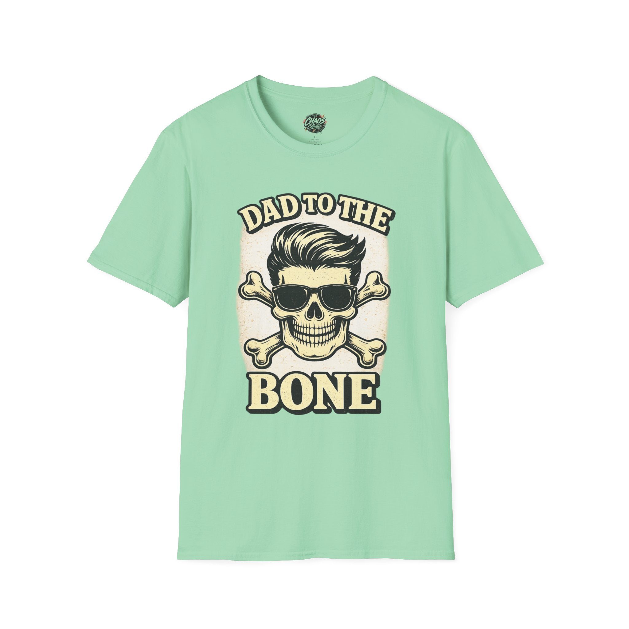 Dad To The Bone Shirt – Funny Dad Skull T-Shirt, Retro Dad Graphic Tee, Cool Dad Gift, Father’s Day Dad Shirt