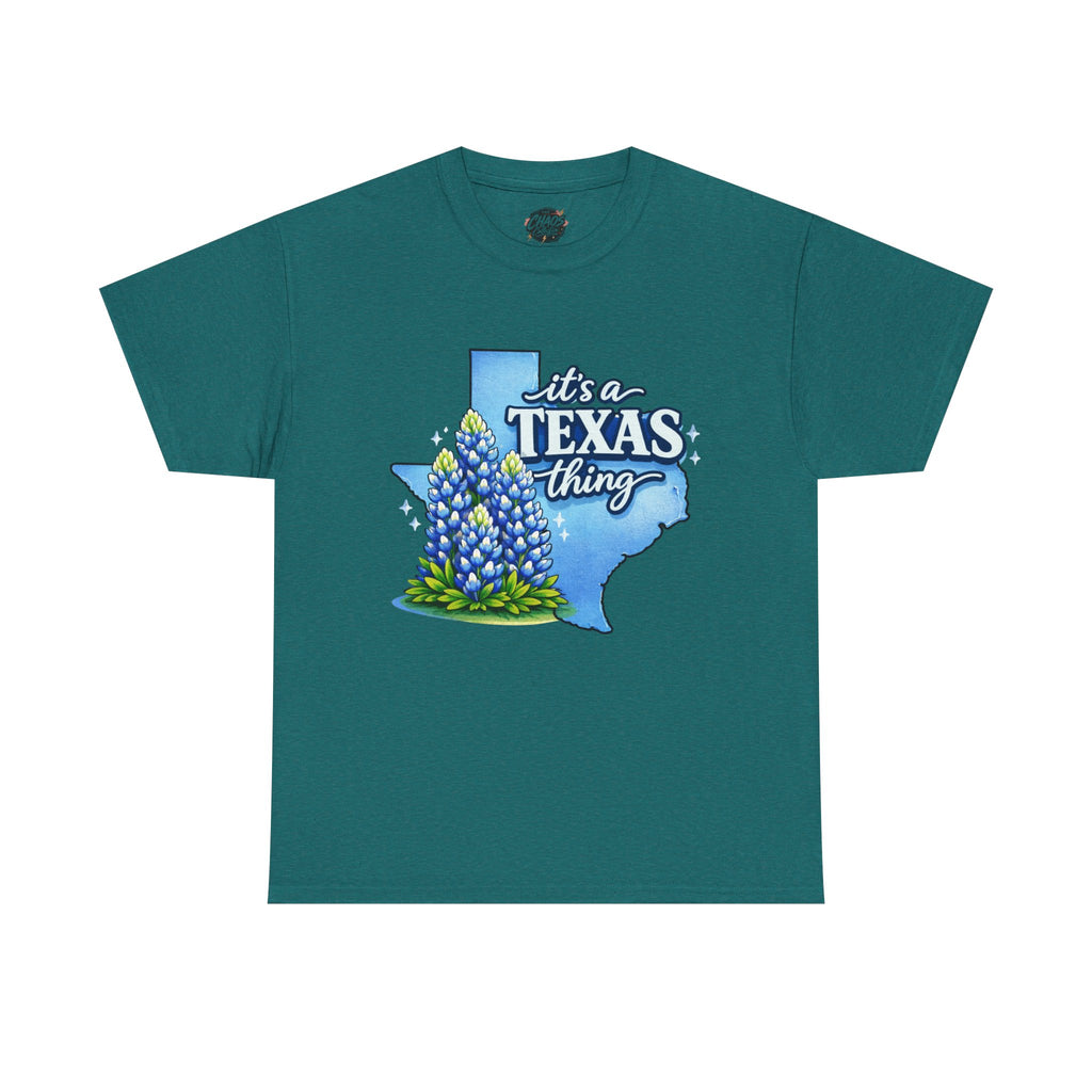 Texas Bluebonnet T‑Shirt | "It's a Texas Thing" State Pride Tee