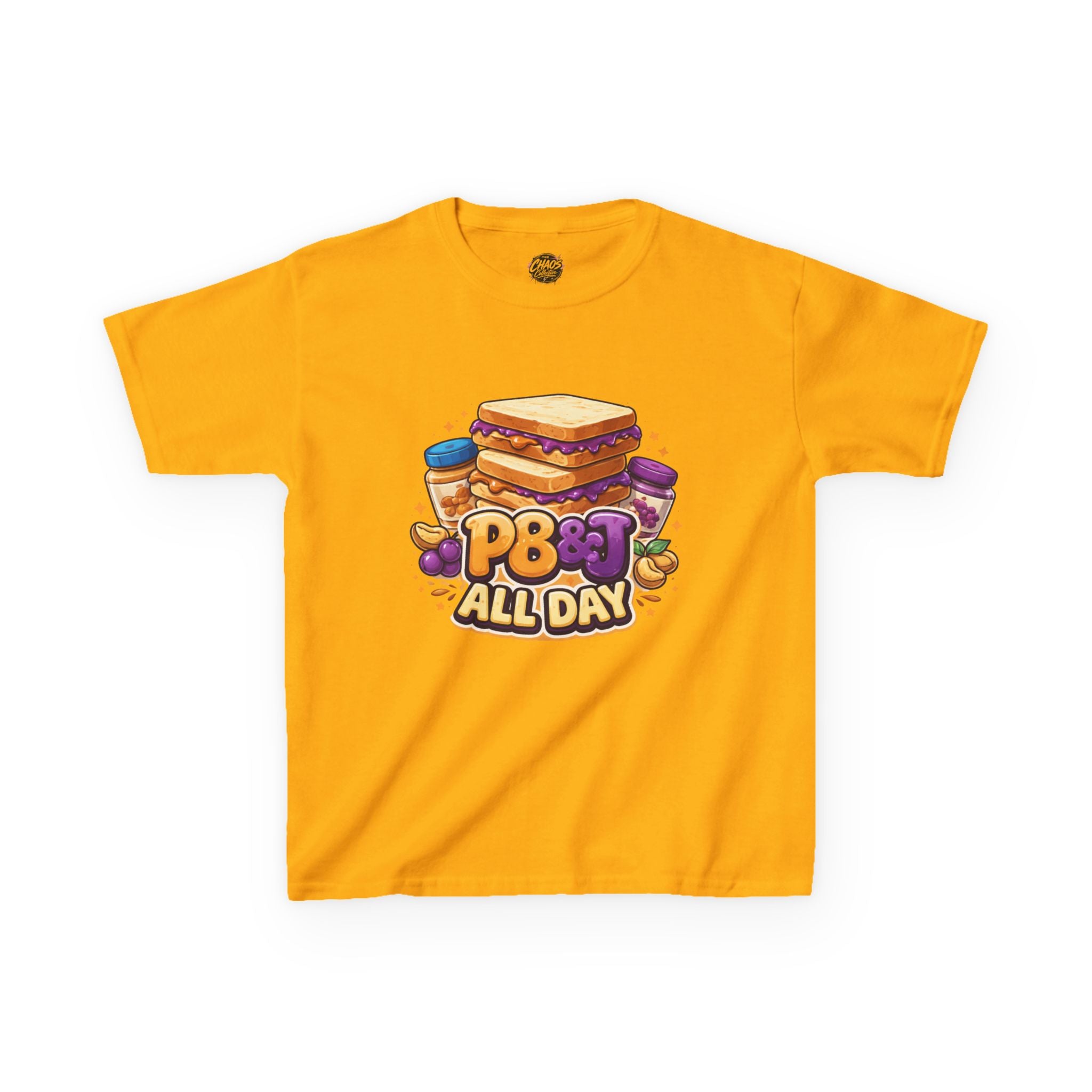 Kids PB&J 'PB All Day' T-Shirt — Cute Peanut Butter Jelly Tee for Children